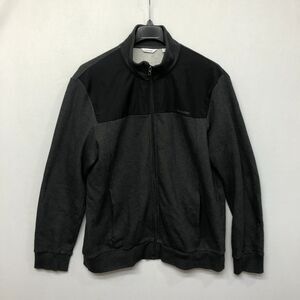 Calvin Klein Men Full Zip Mock Neck Jacket Size Extra Large Gray Black B296 -25